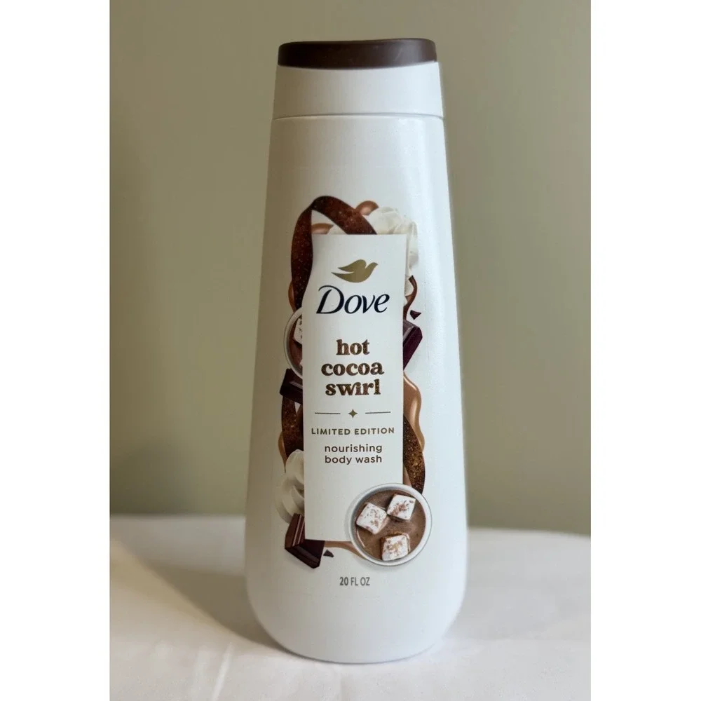 Dove Beauty Limited Edition Holiday Treat Body Wash - Hot Cocoa Swirl - 20 fl oz